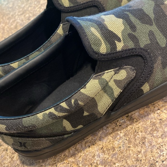 Hurley Kayo Slip on Sneaker Shoe Camo and Black 11 M - Picture 10 of 17